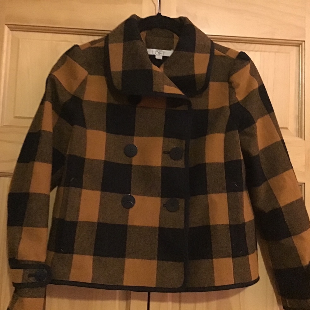 Loft Buffalo plaid jacket